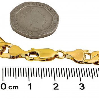 9ct gold 15.2g 8 inch curb Bracelet